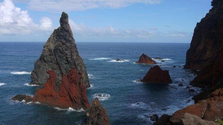 Madère - La pointe de Sao Lourenço - Des roches colorées