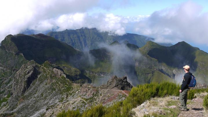 Madère - Vue du sommet du Pico Ruivo