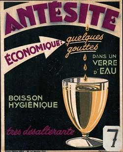 Antesite - Ancienne affiche publicitaire 
