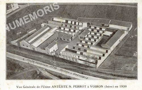 Antesite - Vue générale de l'usine Antésite en 1930 (Numémoris)