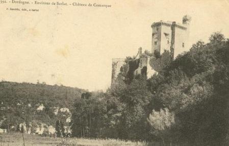 Chateau de Commarque - Carte postale avant restauration