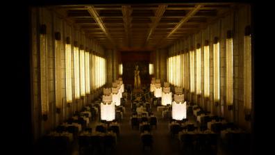 Grande salle du restaurant du paquebot Normandie version miniature (Dan Ohlmann)
