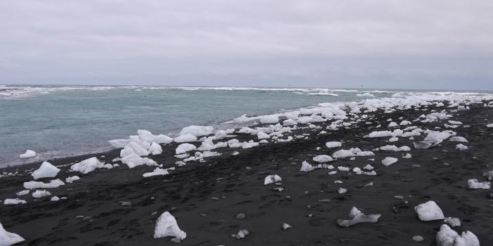 Islande - Plage de diamant de Jökulsarlon