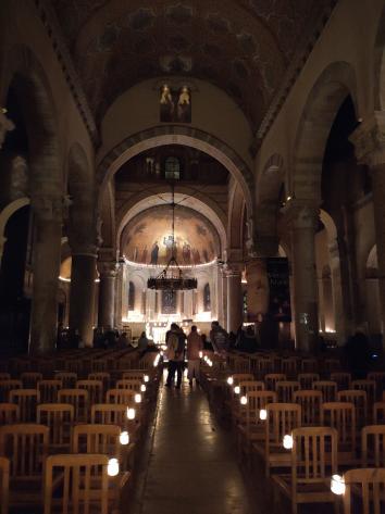 Lyon - Fête des Lumières 2018 - Basilique Saint-Martin d'Ainay (intérieur)