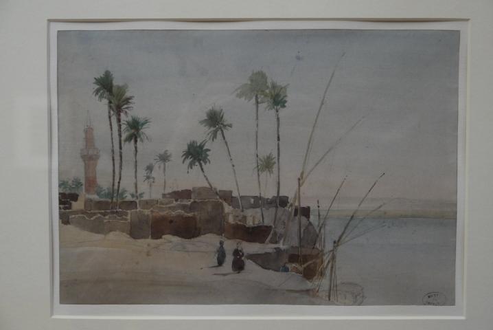 Musee de Grenoble - De Delacroix à Gauguin - Paysages des bords du Nil (Ernest Constant Simon)