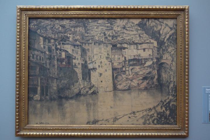 Musee de Grenoble - De Delacroix à Gauguin - Pont-en-Royans - Charles Cottet