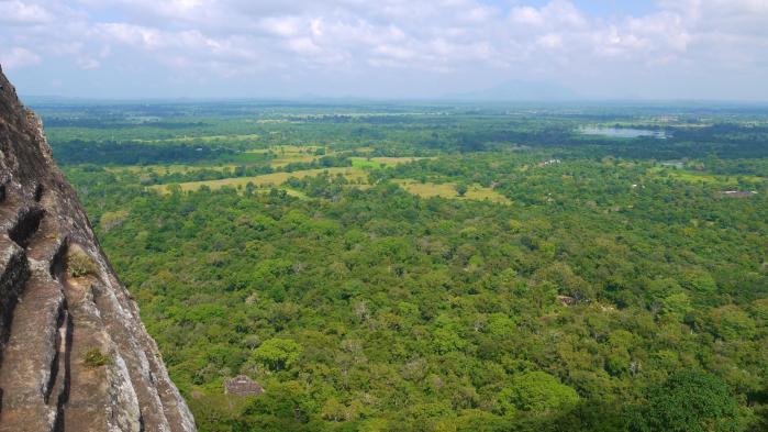 Sri Lanka - Sigiriya - Panorama Ouest Escalier 1 sur 3
