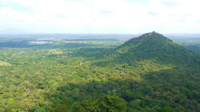 Sri Lanka - Sigiriya - Panorama ouest escalier 2 sur 3