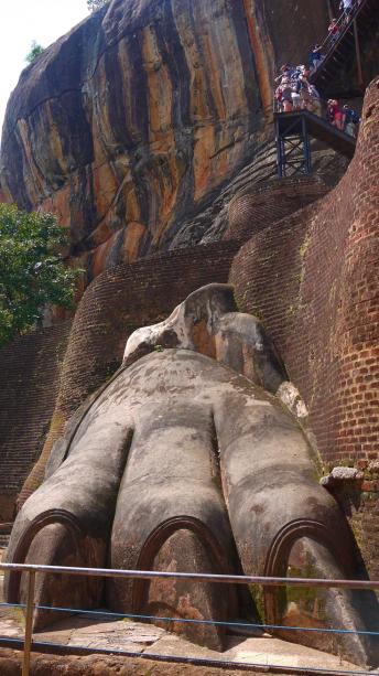 Sri Lanka - Sigiriya - Patte du lion