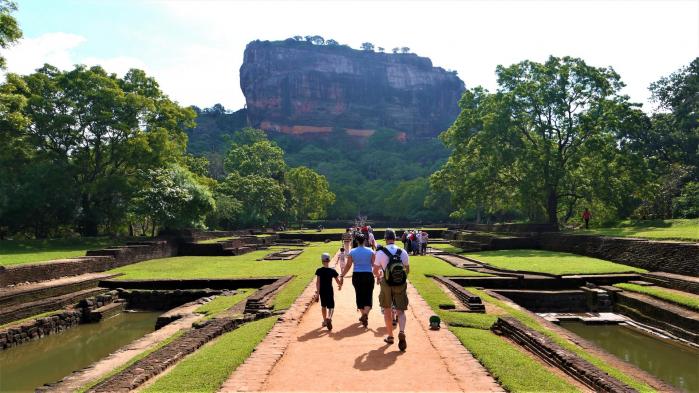 Sri Lanka - C'est parti ! Traversée des jardins de Sigiriya